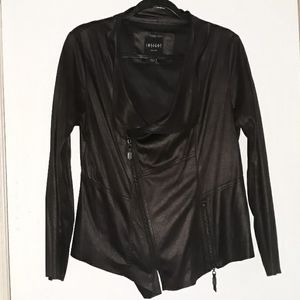 Insight leather &faux suede jacket + pants